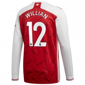 Jalkapallo Pelipaidat Arsenal Willian 12 Kotipaita 2020-2021 Pitkähihainen